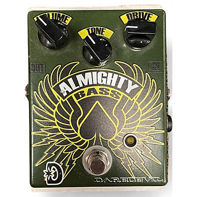 Daredevil Pedals Used Daredevil Pedals ALMIGHTY BASS Bass Effect Pedal