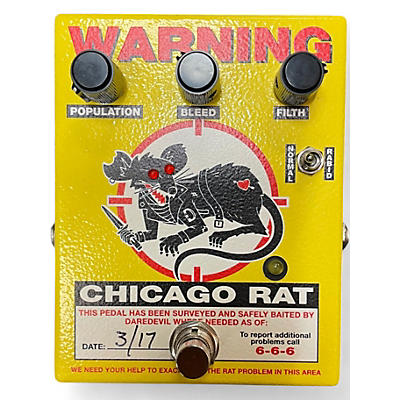 Used Daredevil Pedals The Chicago Rat Effect Pedal