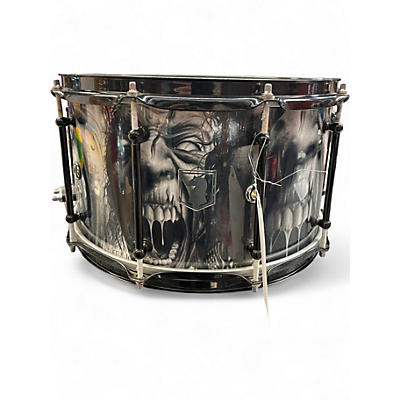 Used Dark Horse Percussion 8X14 Custom "Zombie" Snare Zombie Wrap Drum