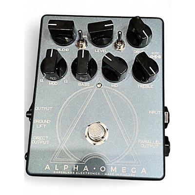Used Darkglass Alpha Omega Preamp Bass Effect Pedal