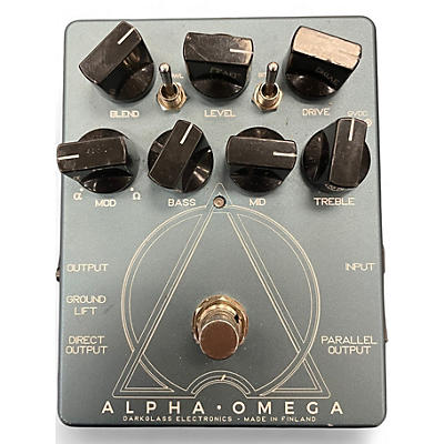 Used Darkglass Alpha Omega Preamp Bass Effect Pedal