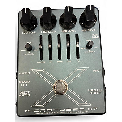 Used Darkglass Microtubes X7 Bass Effect Pedal