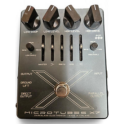 Used Darkglass microtubes x7 Bass Effect Pedal