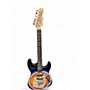 Used Dave & Buster’s Dave and Buster’s Black, Blue and Orange Solid Body Electric Guitar Black, Blue and Orange