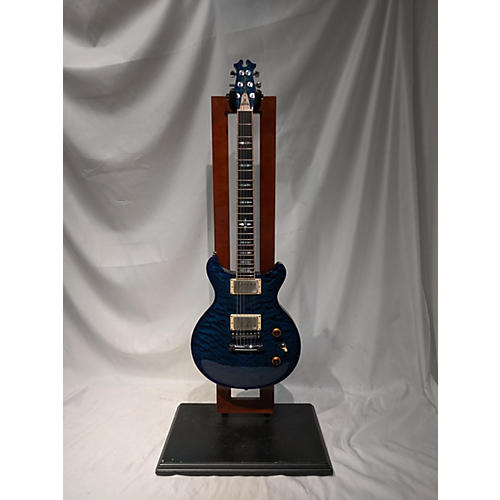 Used David Thomas McNaught Vintage Double Cutaway Diamond Quilt Maple Custom Blue Solid Body Electric Guitar Custom Blue