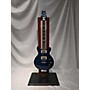 Used David Thomas McNaught Vintage Double Cutaway Diamond Quilt Maple Custom Blue Solid Body Electric Guitar Custom Blue