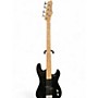 Used Davison 4  STRING BASS Black Electric Bass Guitar Black