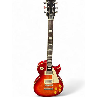Used Davison LP STLYE CHERRY BURST Solid Body Electric Guitar
