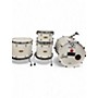 Used Dc California  4 Piece CUSTOM MAHOGANY WHITE Drum Kit WHITE