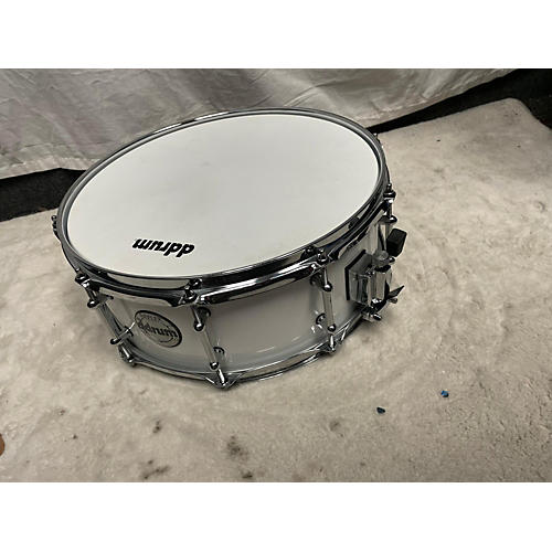 ddrum Used Ddrum 14X5.5 Reflex Series SNARE Drum White White 211