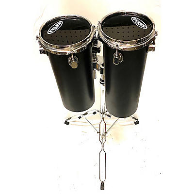 Ddrum Used Ddrum 14X6 Deccabon Fiberglass Set Drum Black