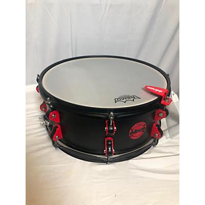 Ddrum Used Ddrum 14X6 HYBRID SNARE Drum BLACK AND RED