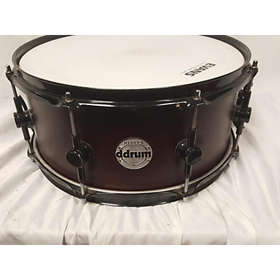 Used Ddrum 14X6 REFLEX SNARE Drum Wine Red