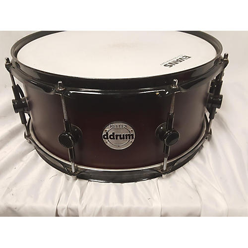 Ddrum Used Ddrum 14X6 REFLEX SNARE Drum Wine Red Wine Red 212