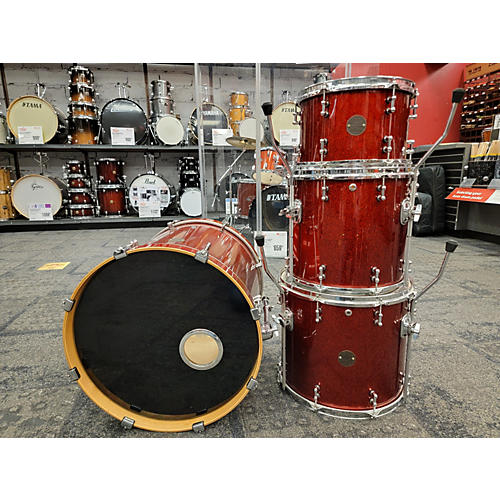 ddrum Used Ddrum 4 piece Dios Series Cherry Drum Kit Cherry