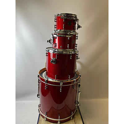 Used Ddrum 4 piece Dios Series Red Drum Kit