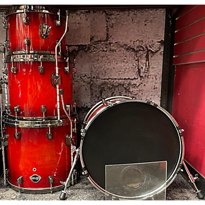 Ddrum Used Ddrum 4 piece Dominion Ash Red Drum Kit