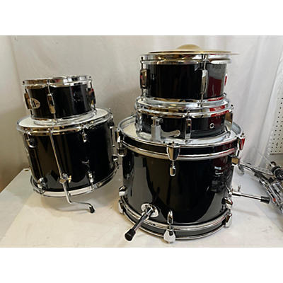 Ddrum Used Ddrum 5 piece D1 Junior Black Drum Kit