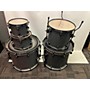 Used Ddrum Used Ddrum 5 piece Defiant Series Green Sparkle Drum Kit green sparkle