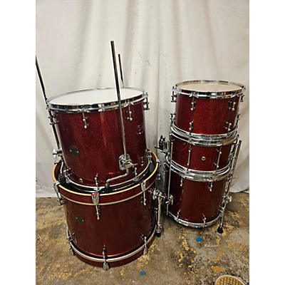 Ddrum Used Ddrum 5 piece Dios Series Candy Apple Red Drum Kit