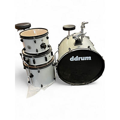 Used Ddrums 4 Piece D2R Gray Drum Kit