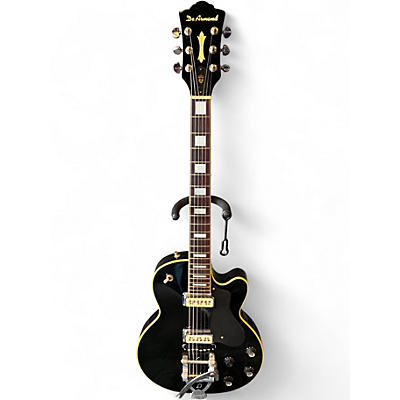 Used De Armond M-75T black Solid Body Electric Guitar