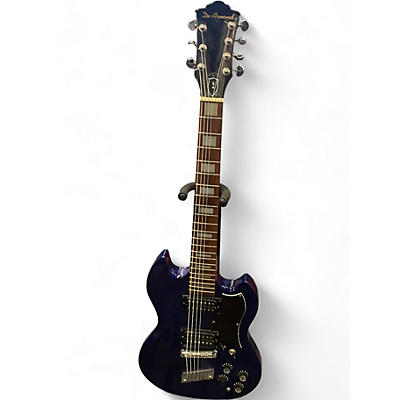 Used De Armond S-67 MOON BLUE Solid Body Electric Guitar