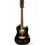 Used De Rosa GACE41 BLACK 12 String Acoustic Electric Guitar BLACK