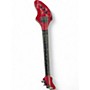 Used DeArmond Ashbory Chrome Red Electric Bass Guitar Chrome Red