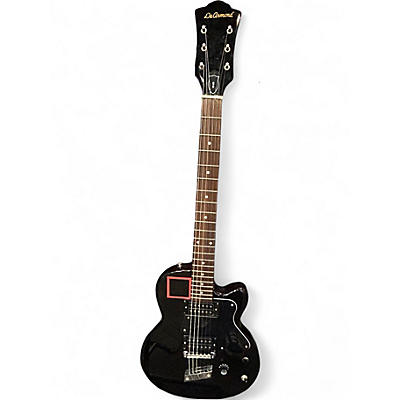 Used DeArmond M-65 Ebony Solid Body Electric Guitar