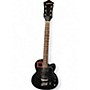 Used DeArmond M-65 Ebony Solid Body Electric Guitar Ebony