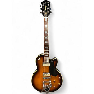 Used DeArmond M-75T Tobacco Sunburst Solid Body Electric Guitar