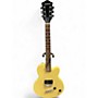 Used DeArmond M55 Light Yellow Solid Body Electric Guitar Light Yellow