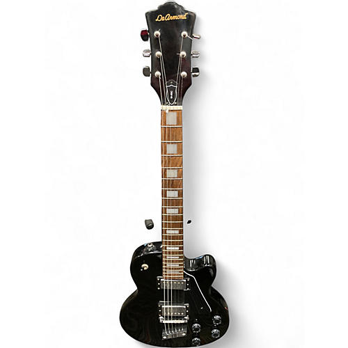 Used DeArmond M65 Black Solid Body Electric Guitar Black