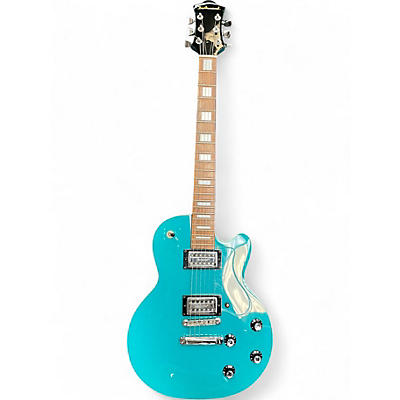 Used DeArmond M65 Turquoise Solid Body Electric Guitar