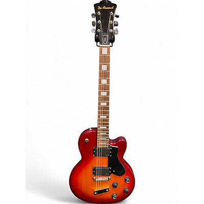 Used DeArmond M65C Cherry Sunburst Solid Body Electric Guitar
