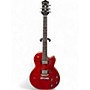 Used DeArmond M72 Trans Red Solid Body Electric Guitar Trans Red