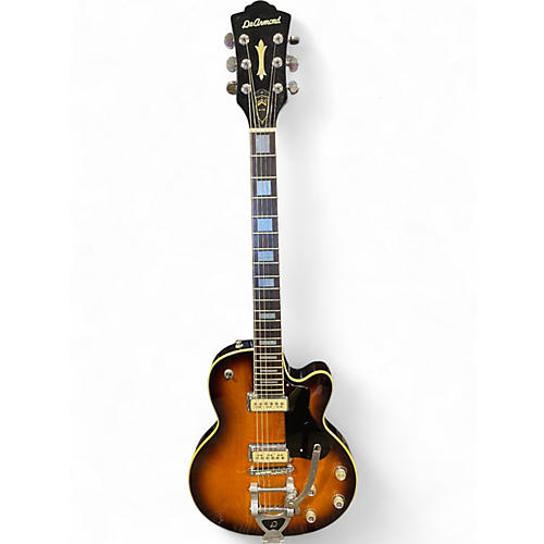 Used DeArmond M75T 2 Tone Sunburst Solid Body Electric Guitar 2 Tone Sunburst