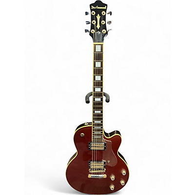 Used DeArmond M77 Red Solid Body Electric Guitar