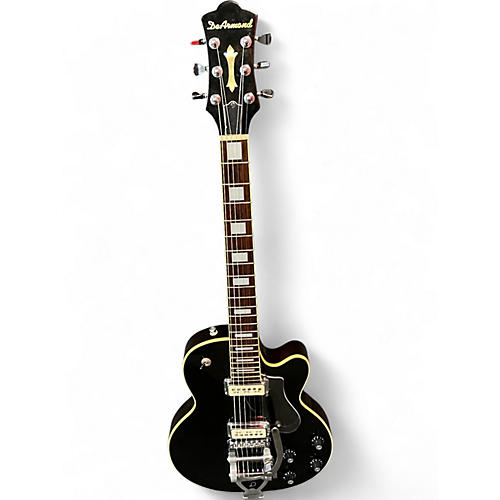 Used DeArmond M77T Black Solid Body Electric Guitar Black