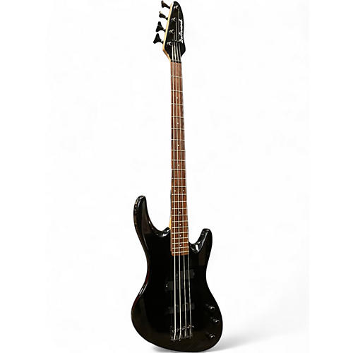 Used DeArmond Pilot Black Electric Bass Guitar Black