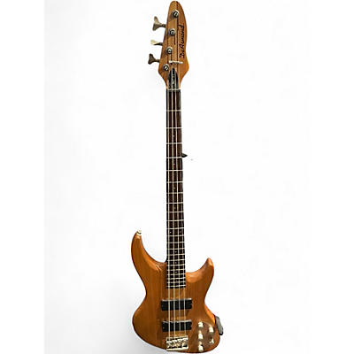 Used DeArmond Pilot DLX Natural Electric Bass Guitar
