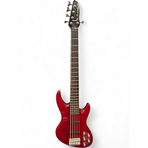Used DeArmond Pilot V Cherry Electric Bass Guitar Cherry