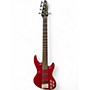 Used DeArmond Pilot V Cherry Electric Bass Guitar Cherry