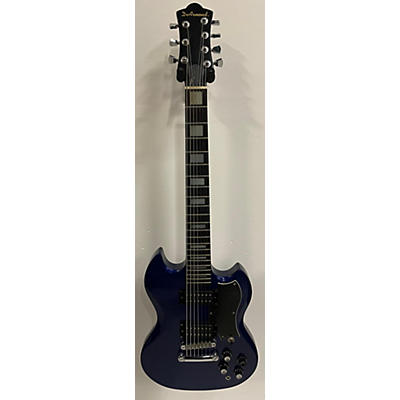 Used DeArmond S-67 Moon Blue Solid Body Electric Guitar