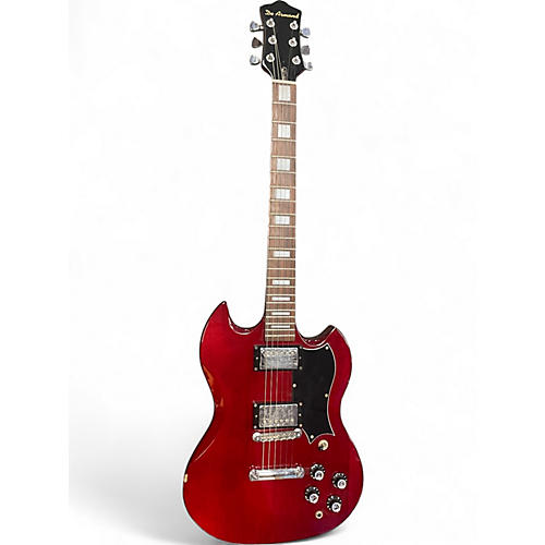 Used DeArmond S67 Red Solid Body Electric Guitar Red