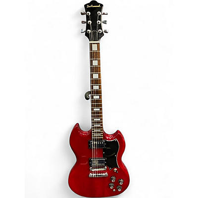Used DeArmond S67 Red Solid Body Electric Guitar