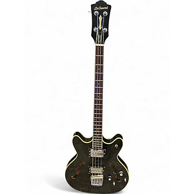 Used DeArmond STARFIRE  BLACK Electric Bass Guitar