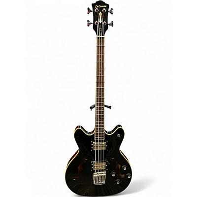Used DeArmond Starfire Bass Black Electric Bass Guitar