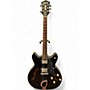 Used DeArmond Starfire Black Hollow Body Electric Guitar Black